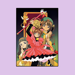 Свитшот хлопковый мужской Cardcaptor Sakura, цвет: лаванда — фото 2