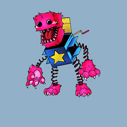 Свитшот хлопковый мужской Поппи Плейтайм - Бокси Бу, цвет: мягкое небо — фото 2