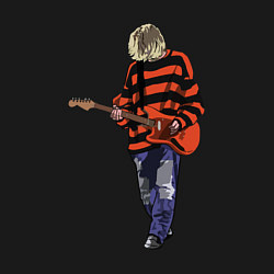 Свитшот хлопковый мужской Nirvana классик, цвет: черный — фото 2