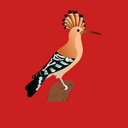 Свитшот хлопковый мужской Удод, цвет: красный — фото 2