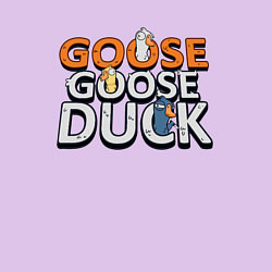 Свитшот хлопковый мужской Goose Goose Duck, цвет: лаванда — фото 2
