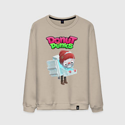 Свитшот хлопковый мужской Фризи, цвет: миндальный