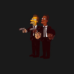 Свитшот хлопковый мужской Simpsons fiction, цвет: черный — фото 2