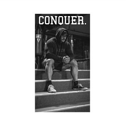 Свитшот хлопковый мужской Cbum conquer Крис Бамстед, цвет: белый — фото 2