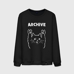 Мужской свитшот Archive рок кот