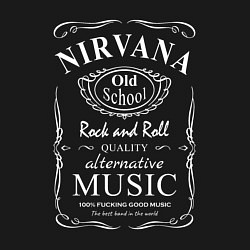 Свитшот хлопковый мужской Nirvana в стиле Jack Daniels, цвет: черный — фото 2