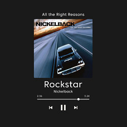 Свитшот хлопковый мужской Nickelback Rockstar плеер, цвет: черный — фото 2