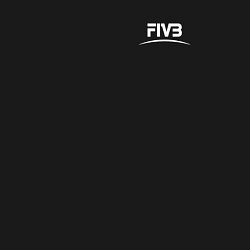 Свитшот хлопковый мужской Международная федерация волейбола FIVB, цвет: черный — фото 2