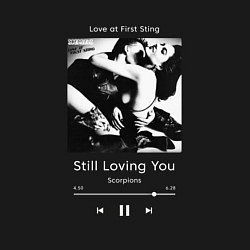 Свитшот хлопковый мужской Scorpions Still Loving You плеер, цвет: черный — фото 2