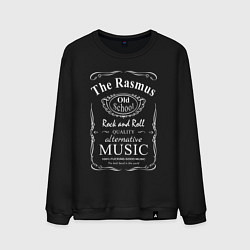 Свитшот хлопковый мужской The Rasmus в стиле Jack Daniels, цвет: черный