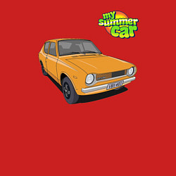 Свитшот хлопковый мужской My summer car yellow, цвет: красный — фото 2