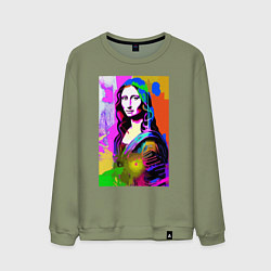 Мужской свитшот Mona Lisa - Gioconda - pop art