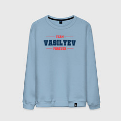 Мужской свитшот Team Vasilyev forever фамилия на латинице