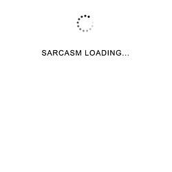 Свитшот хлопковый мужской Sarcasm loading white, цвет: белый — фото 2