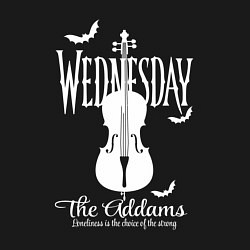 Свитшот хлопковый мужской Wednesday Adams, цвет: черный — фото 2