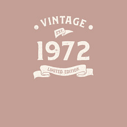 Свитшот хлопковый мужской Винтаж 1972 Ограниченный выпуск, цвет: пыльно-розовый — фото 2