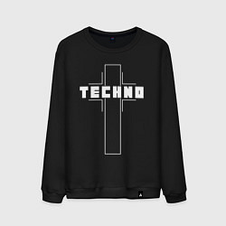 Мужской свитшот Techno крест