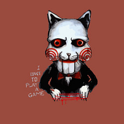 Свитшот хлопковый мужской Want to play a game, цвет: кирпичный — фото 2