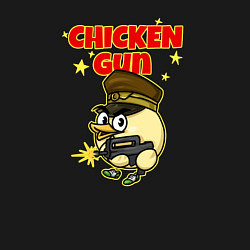 Свитшот хлопковый мужской Chicken Gun - игра, цвет: черный — фото 2