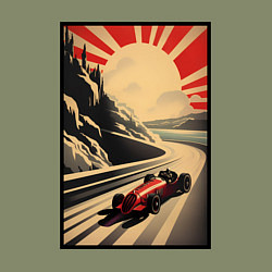 Свитшот хлопковый мужской Формула 50x: Болид, цвет: авокадо — фото 2