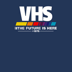 Свитшот хлопковый мужской VHS retro 1976, цвет: тёмно-синий — фото 2