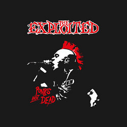 Свитшот хлопковый мужской The Exploited Punks not dead, цвет: черный — фото 2