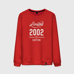 Свитшот хлопковый мужской 2002 год - ограниченный выпуск, цвет: красный