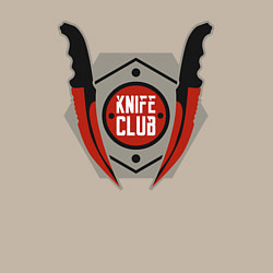 Свитшот хлопковый мужской Knife club, цвет: миндальный — фото 2