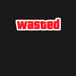 Свитшот хлопковый мужской Wasted - красная, цвет: черный — фото 2