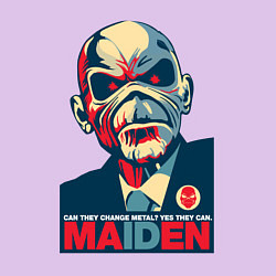 Свитшот хлопковый мужской Bald iron maiden, цвет: лаванда — фото 2