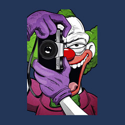 Свитшот хлопковый мужской Krusty photographer, цвет: тёмно-синий — фото 2