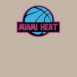 Свитшот хлопковый мужской Miami Heat team, цвет: миндальный — фото 2