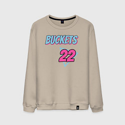 Свитшот хлопковый мужской Buckets 22, цвет: миндальный