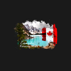 Свитшот хлопковый мужской Канада и канадский флаг, цвет: черный — фото 2