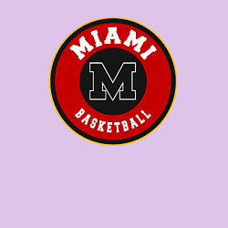 Свитшот хлопковый мужской Miami basket, цвет: лаванда — фото 2