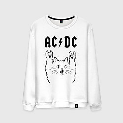 Мужской свитшот AC DC - rock cat