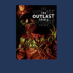 Свитшот хлопковый мужской The Outlast Trials Лиланд Койл, цвет: тёмно-синий — фото 2