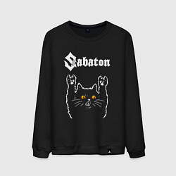 Мужской свитшот Sabaton rock cat