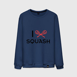 Мужской свитшот I Love Squash