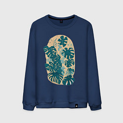 Мужской свитшот Монстера Стэндлиана