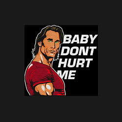 Свитшот хлопковый мужской Baby dont hurt me - Mike OHearn Meme, цвет: черный — фото 2