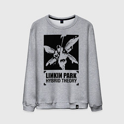 Свитшот хлопковый мужской LP Hybrid Theory, цвет: меланж