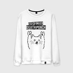 Мужской свитшот Five Finger Death Punch - rock cat