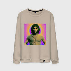 Мужской свитшот Jim Morrison Galo Glitch Art