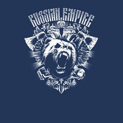 Свитшот хлопковый мужской Russian Empire Bear, цвет: тёмно-синий — фото 2