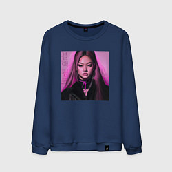 Мужской свитшот Blackpink Jennie аниме рисунок