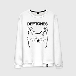 Мужской свитшот Deftones - rock cat