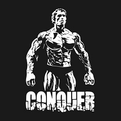 Свитшот хлопковый мужской Arnold conquer, цвет: черный — фото 2