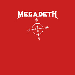 Свитшот хлопковый мужской Megadeth: Cryptic Writings, цвет: красный — фото 2