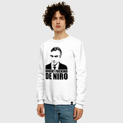 Свитшот хлопковый мужской Robert De Niro, цвет: белый — фото 2